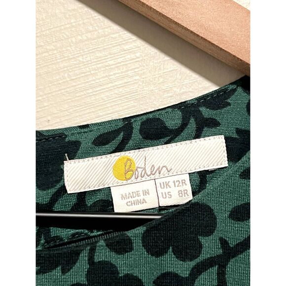 Boden Alexis Jersey Dress in Enchanted Vine‎ Midi Women's Size 8R - Picture 5 of 11